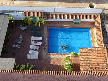 Pool as seen from above