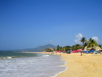 View from west end of Playa Caribe, Margarita Island
